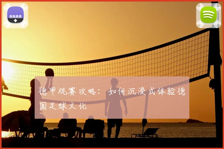 德甲观赛攻略：如何沉浸式体验德国足球文化