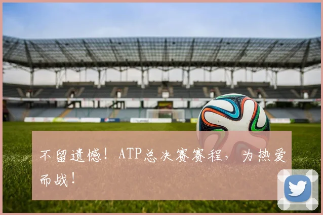 不留遗憾！ATP总决赛赛程，为热爱而战！